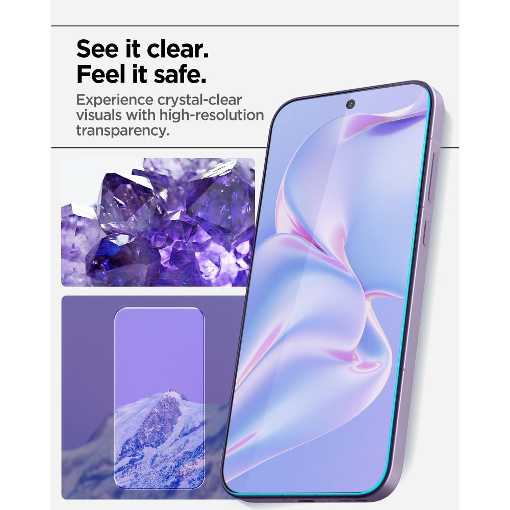 Spigen Glas.tR AlignMaster Slim 2-Pack grūdintasis stiklas OnePlus 15 -- OnePlus 15