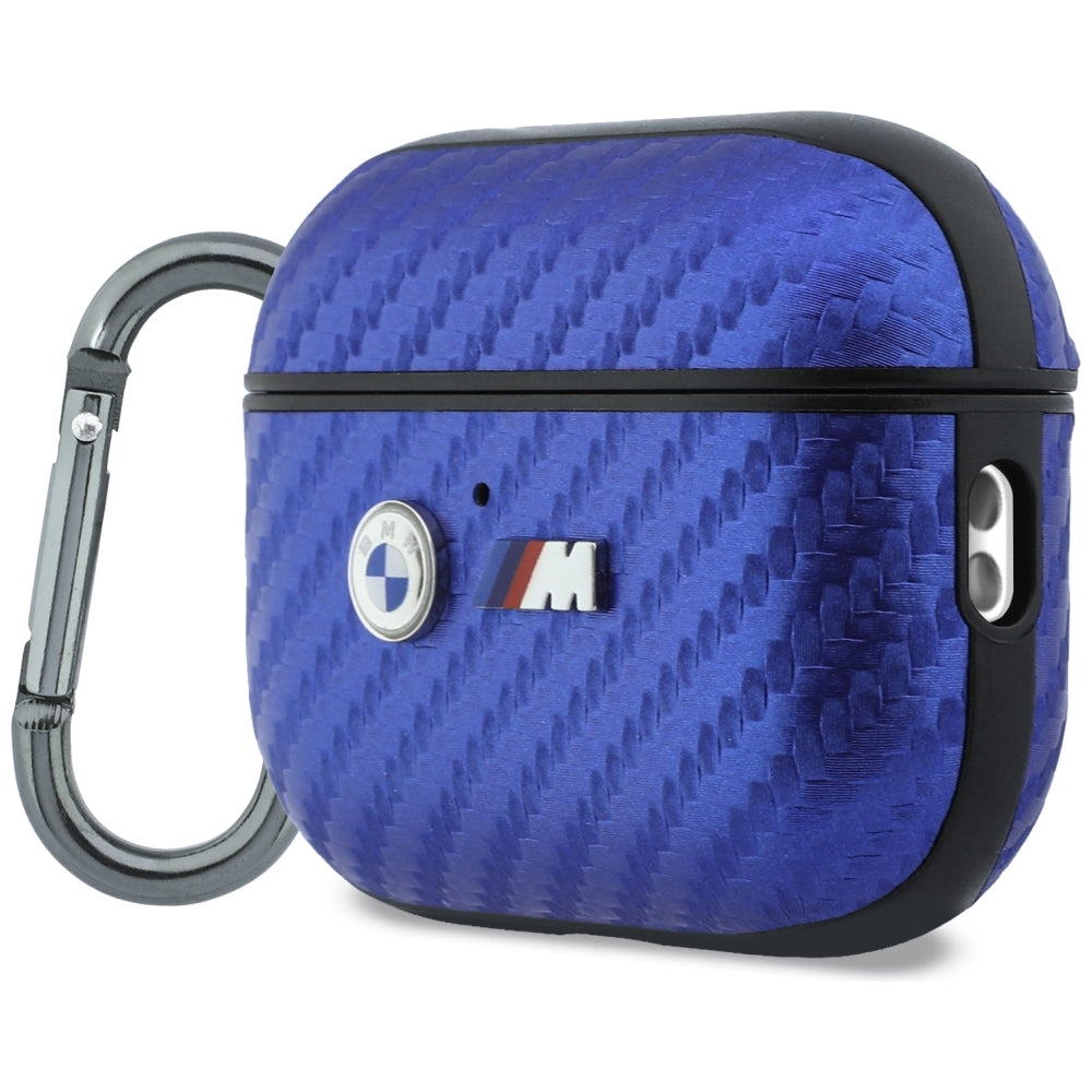 BMW M Carbon Metal Logo dėklas AirPods Pro 3 - Šviesiai mėlyna -- AirPods Pro 3