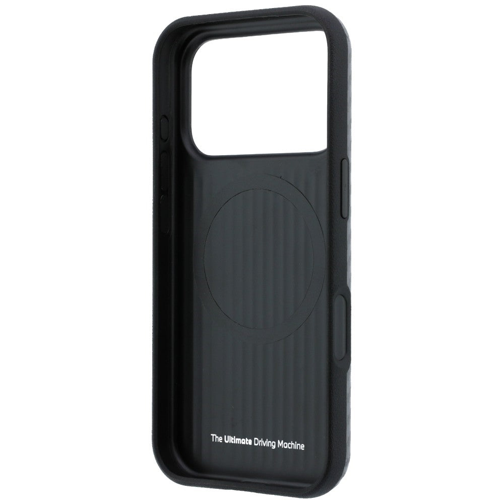 BMW M Carbon Metal Logo MagSafe dėklas iPhone 17 Pro / 18 Pro - Pilka -- iPhone 17 Pro / iPhone 18 Pro