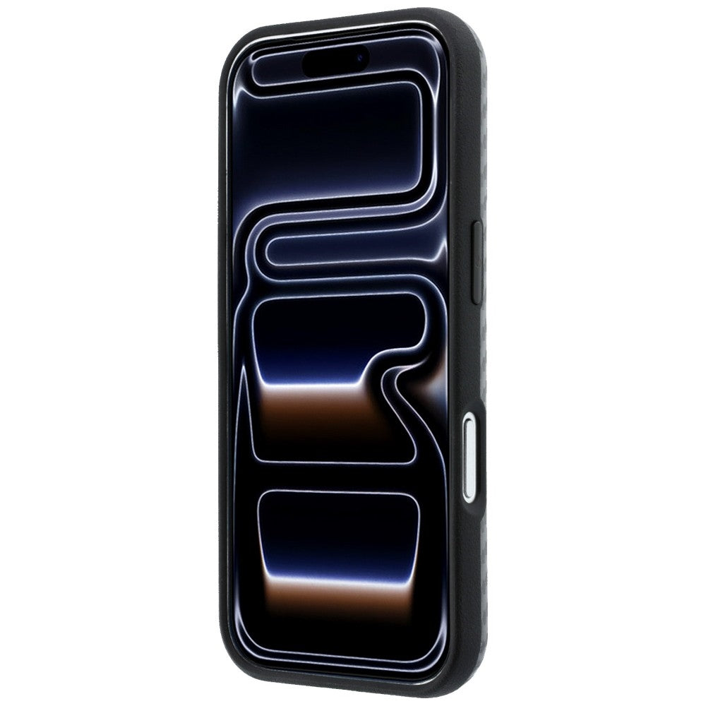 BMW M Carbon Metal Logo MagSafe dėklas iPhone 17 Pro Max / 18 Pro Max - Pilka -- iPhone 17 Pro Max / iPhone 18 Pro Max