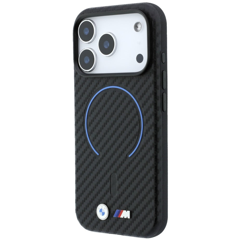 BMW M Carbon Printed Ring MagSafe dėklas iPhone 17 Pro Max / 18 Pro Max - juodas -- iPhone 17 Pro Max / iPhone 18 Pro Max