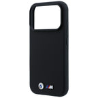 BMW M Quadrille Kevlar Metal Logo MagSafe dėklas skirtas iPhone 17 Pro / 18 Pro - Juoda -- iPhone 17 Pro / iPhone 18 Pro