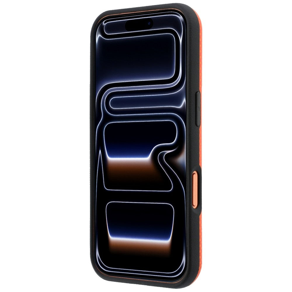 BMW M Quadrille Kevlar Metal Logo MagSafe dėklas skirtas iPhone 17 Pro Max / 18 Pro Max - Oranžinė -- iPhone 17 Pro Max /...