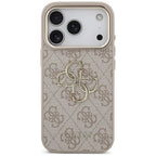 Guess 4G Big 4G Classic Logo dėklas skirtas iPhone 17 Pro / 18 Pro - Rožinis aukso -- iPhone 17 Pro / iPhone 18 Pro