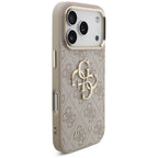 Guess 4G Big 4G Classic Logo dėklas skirtas iPhone 17 Pro / 18 Pro - Rožinis aukso -- iPhone 17 Pro / iPhone 18 Pro