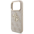 Guess 4G Big 4G Classic Logo dėklas skirtas iPhone 17 Pro / 18 Pro - Rožinis aukso -- iPhone 17 Pro / iPhone 18 Pro
