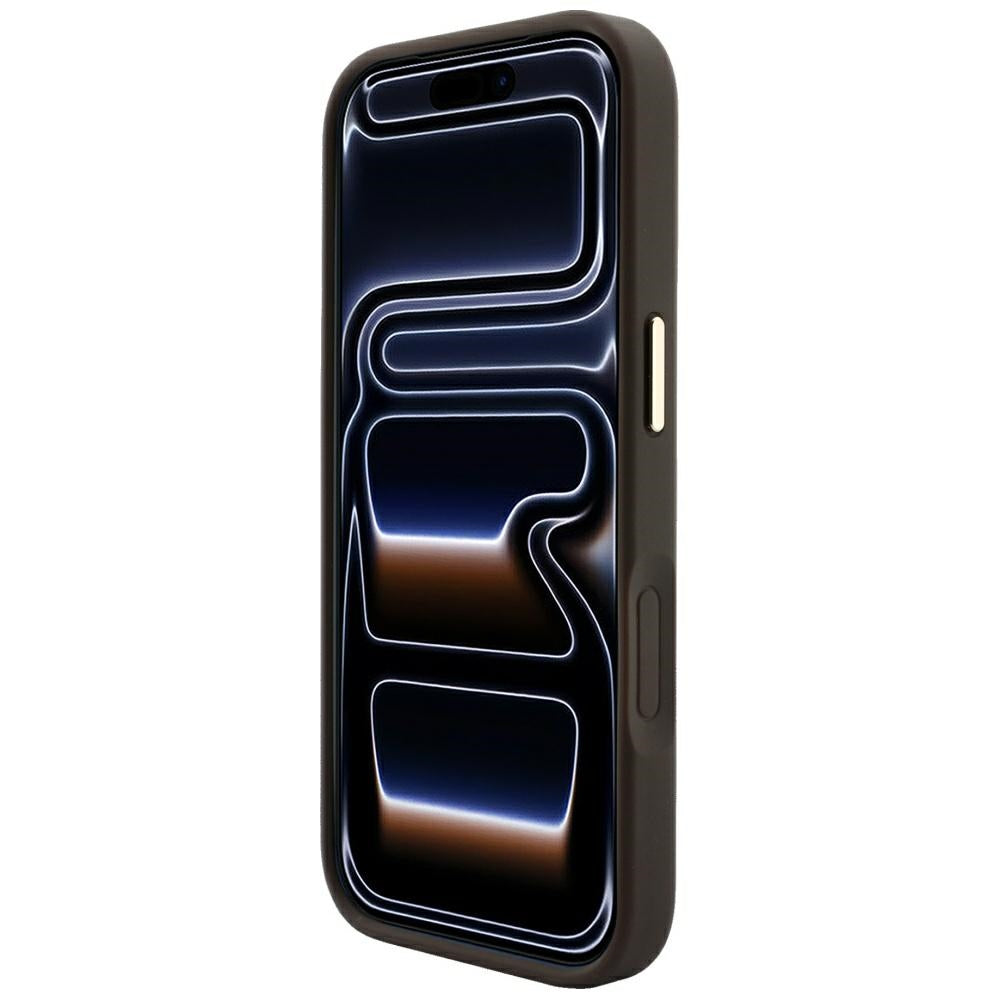 Guess Embossed 4G Classic MagSafe dėklas iPhone 17 Pro Max / 18 Pro Max - Rudas -- iPhone 17 Pro Max / iPhone 18 Pro Max
