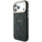 Guess Embossed 4G Classic MagSafe dėklas iPhone 17 Pro Max / 18 Pro Max - Juodas -- iPhone 17 Pro Max / iPhone 18 Pro Max