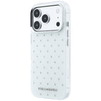 Karl Lagerfeld IML kristalai visame paviršiuje ir galivanizuoto logotipo dėklas iPhone 17 Pro Max / 18 Pro Max - baltas...