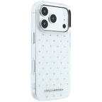 Karl Lagerfeld IML kristalai visame paviršiuje ir galivanizuoto logotipo dėklas iPhone 17 Pro Max / 18 Pro Max - baltas...