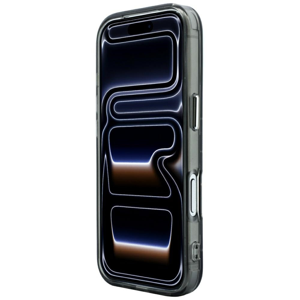 Karl Lagerfeld IML kristalai visame paviršiuje ir galivanizuoto logotipo dėklas iPhone 17 Pro Max / 18 Pro Max - juodas...
