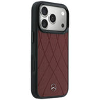 Mercedes Odos Kryžminės linijos MagSafe dėklas iPhone 17 Pro / 18 Pro - burgundo -- iPhone 17 Pro / iPhone 18 Pro