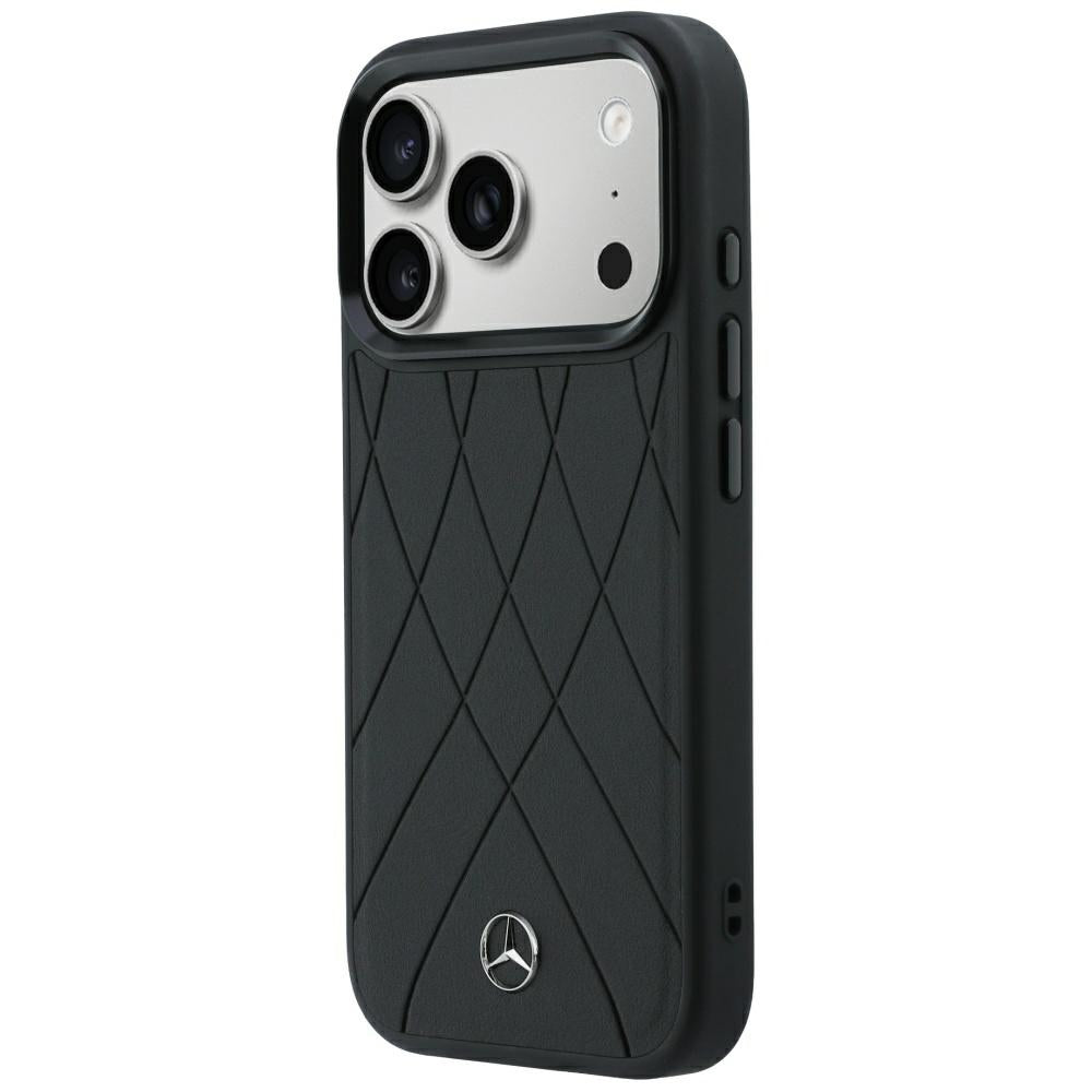 Mercedes Odos Kryžminės linijos MagSafe dėklas iPhone 17 Pro / 18 Pro - juodas -- iPhone 17 Pro / iPhone 18 Pro