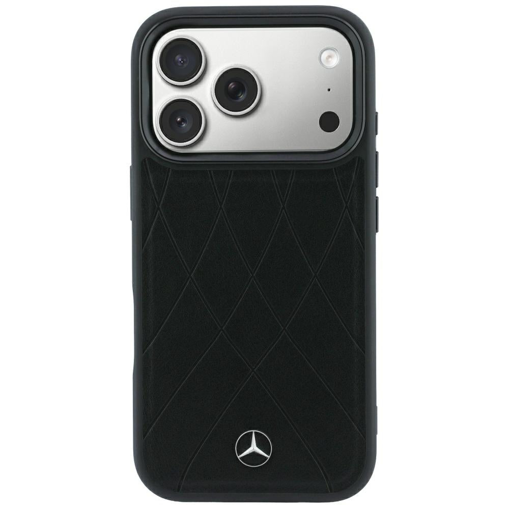 Mercedes Odos Kryžminės linijos MagSafe dėklas iPhone 17 Pro / 18 Pro - juodas -- iPhone 17 Pro / iPhone 18 Pro