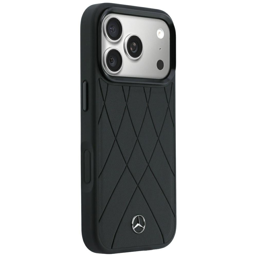 Mercedes Odos Kryžminės linijos MagSafe dėklas iPhone 17 Pro / 18 Pro - juodas -- iPhone 17 Pro / iPhone 18 Pro