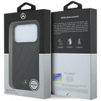 Mercedes Odos Kryžminės linijos MagSafe dėklas iPhone 17 Pro / 18 Pro - juodas -- iPhone 17 Pro / iPhone 18 Pro