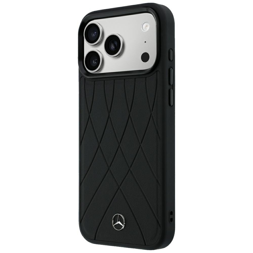 Mercedes Odos Kryžminės linijos MagSafe dėklas iPhone 17 Pro Max / 18 Pro Max - juodas -- iPhone 17 Pro Max / iPhone 18...