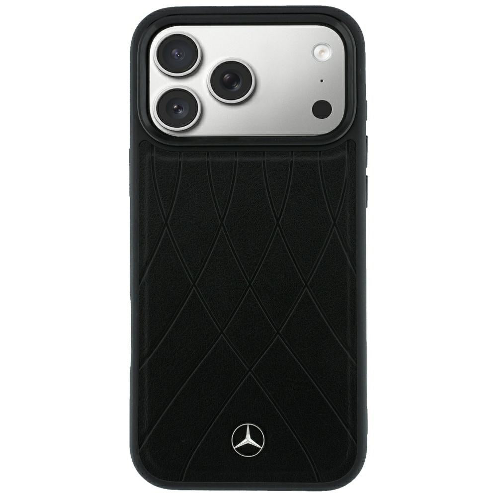 Mercedes Odos Kryžminės linijos MagSafe dėklas iPhone 17 Pro Max / 18 Pro Max - juodas -- iPhone 17 Pro Max / iPhone 18...