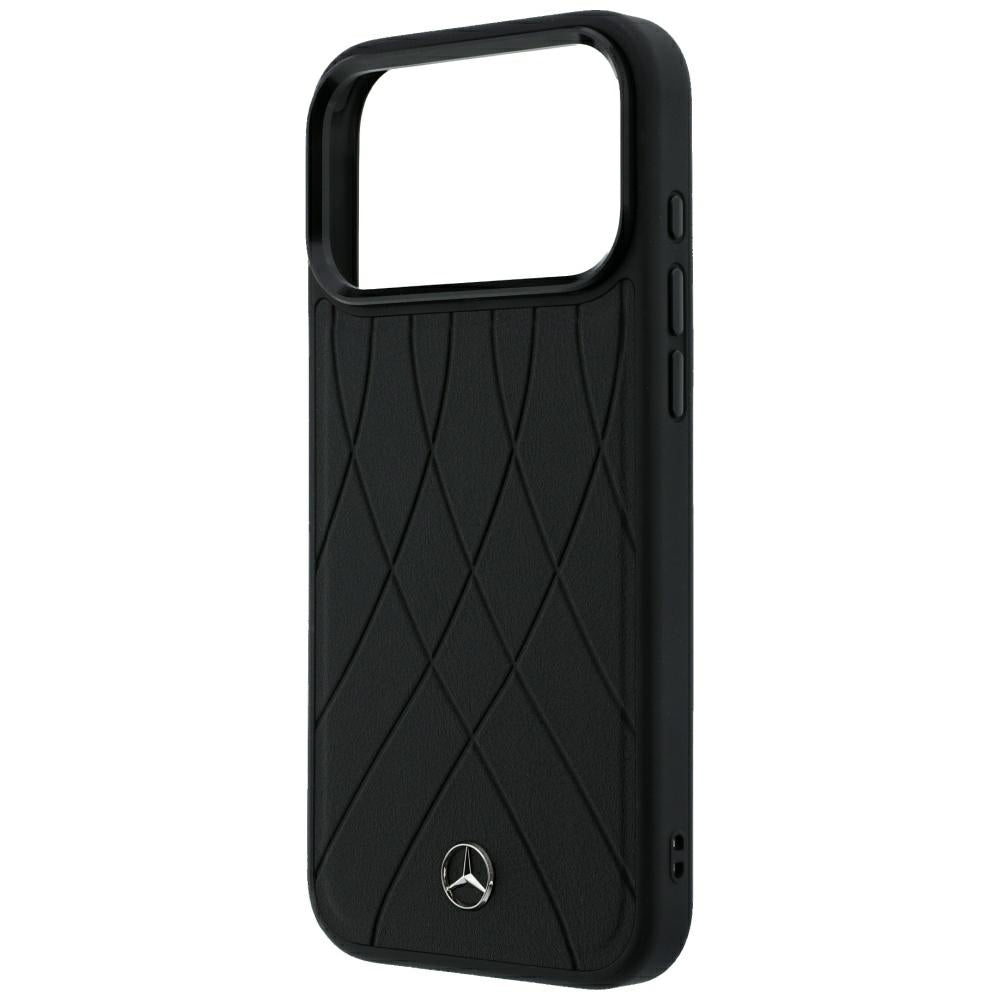 Mercedes Odos Kryžminės linijos MagSafe dėklas iPhone 17 Pro Max / 18 Pro Max - juodas -- iPhone 17 Pro Max / iPhone 18...