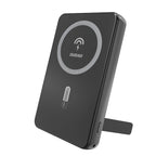 Magnetinis powerbank Dudao K14S+ 10000mAh 22.5W USB-A + USB-C suderintas su MagSafe su stovu - juodas -- Powerbanks
