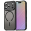 Dėklas iPhone 18 Pro / 17 Pro, magnetinis matinis, atsparus smūgiams, PC TPU – juodas -- iPhone 18 Pro / iPhone 17 Pro