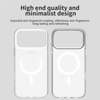 Apsauginis hibridinis magnetinis dėklas iPhone 18 Pro / 17 Pro, atsparus smūgiams - baltas -- iPhone 18 Pro / iPhone 17 Pro