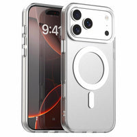iPhone 18 Pro Max / 17 Pro Max PC PET TPU Hybrid Magnetic Case - White