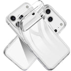 Dėklas iPhone 18 Pro / 17 Pro, TPU, nepaliekantis pirštų atspaudų - skaidrus -- iPhone 18 Pro / iPhone 17 Pro