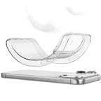 Dėklas iPhone 18 Pro / 17 Pro, TPU, nepaliekantis pirštų atspaudų - skaidrus -- iPhone 18 Pro / iPhone 17 Pro
