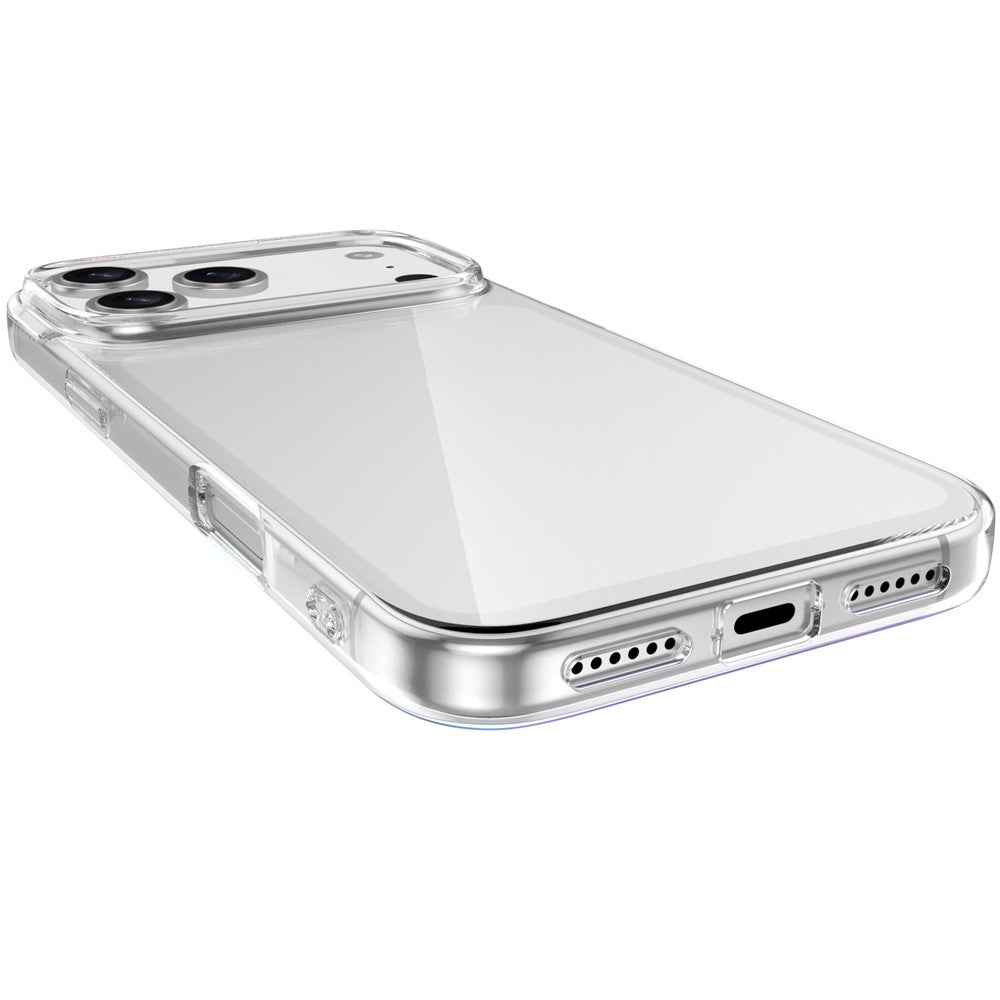 Dėklas iPhone 18 Pro / 17 Pro, TPU, nepaliekantis pirštų atspaudų - skaidrus -- iPhone 18 Pro / iPhone 17 Pro