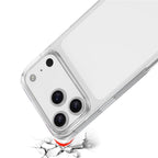Dėklas iPhone 18 Pro / 17 Pro, TPU, nepaliekantis pirštų atspaudų - skaidrus -- iPhone 18 Pro / iPhone 17 Pro