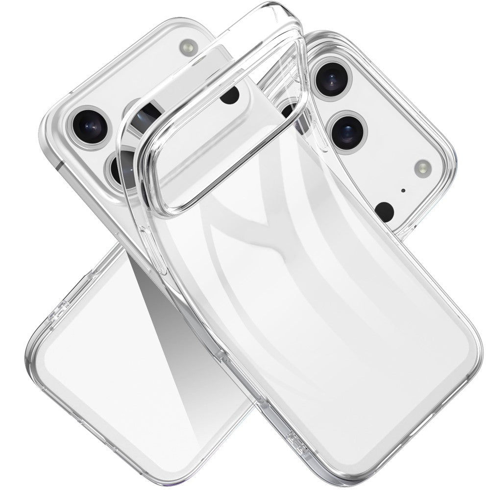 Dėklas iPhone 18 Pro Max / 17 Pro Max, TPU, nepaliekantis pirštų atspaudų - skaidrus -- iPhone 18 Pro Max / iPhone 17 Pro Max