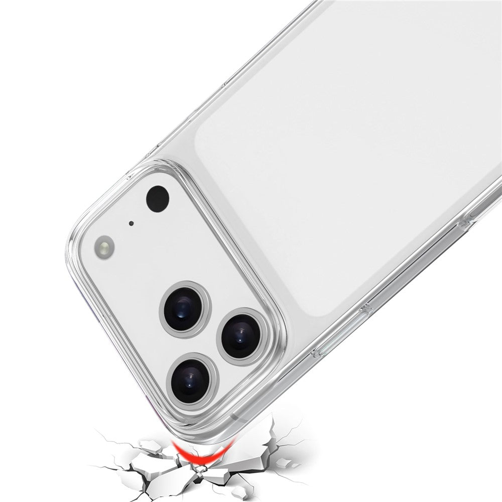 Dėklas iPhone 18 Pro Max / 17 Pro Max, TPU, nepaliekantis pirštų atspaudų - skaidrus -- iPhone 18 Pro Max / iPhone 17 Pro Max