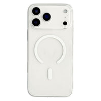 MagSafe Compatible iPhone 18 Pro Max / 17 Pro Max PC Case - Transparent White