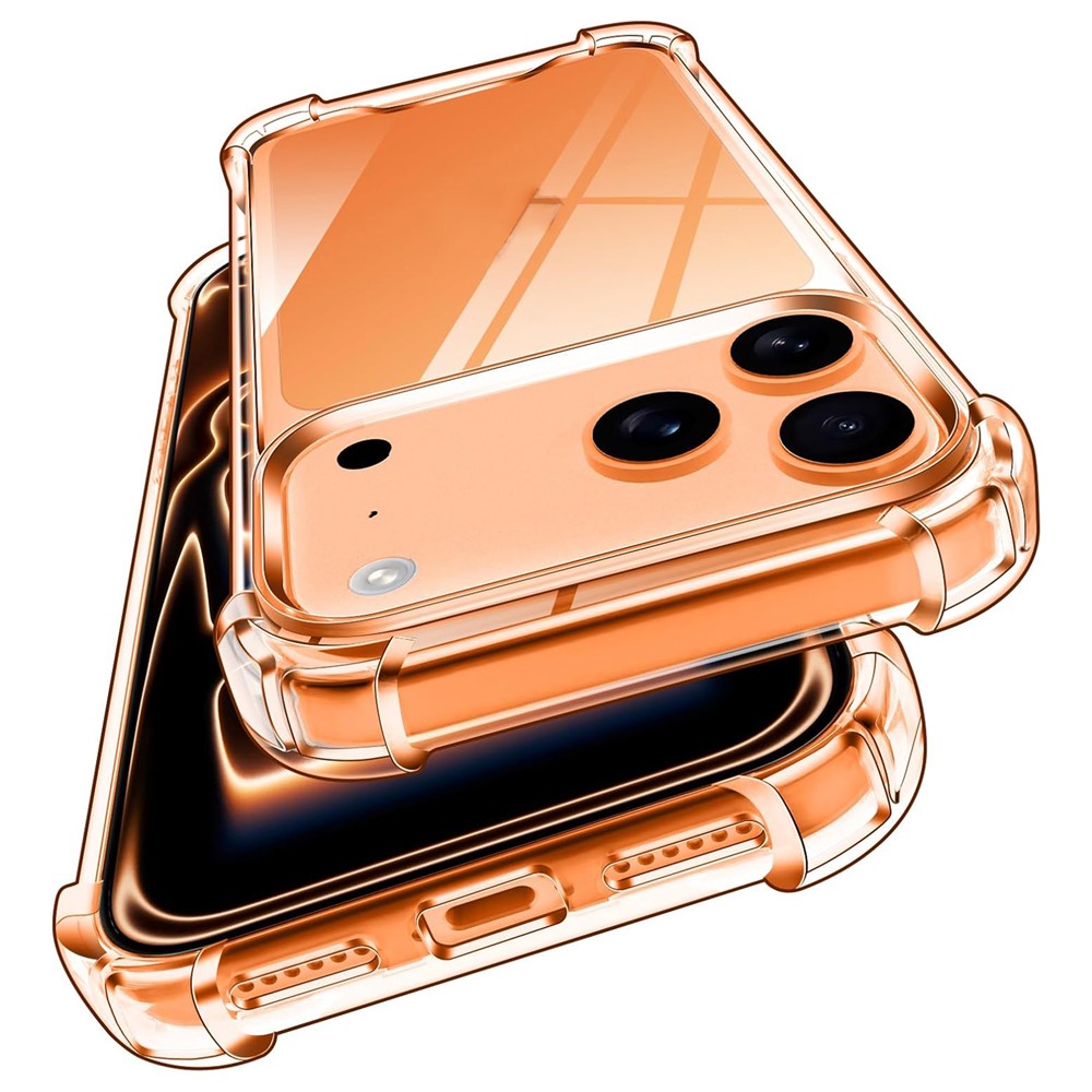 Hibridinis akrilo ir TPU dėklas iPhone 18 Pro Max / 17 Pro Max su kameros apsauga - skaidrus -- iPhone 18 Pro Max /...