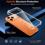Hibridinis akrilo ir TPU dėklas iPhone 18 Pro Max / 17 Pro Max su kameros apsauga - skaidrus -- iPhone 18 Pro Max /...