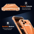 Hibridinis akrilo ir TPU dėklas iPhone 18 Pro Max / 17 Pro Max su kameros apsauga - skaidrus -- iPhone 18 Pro Max /...