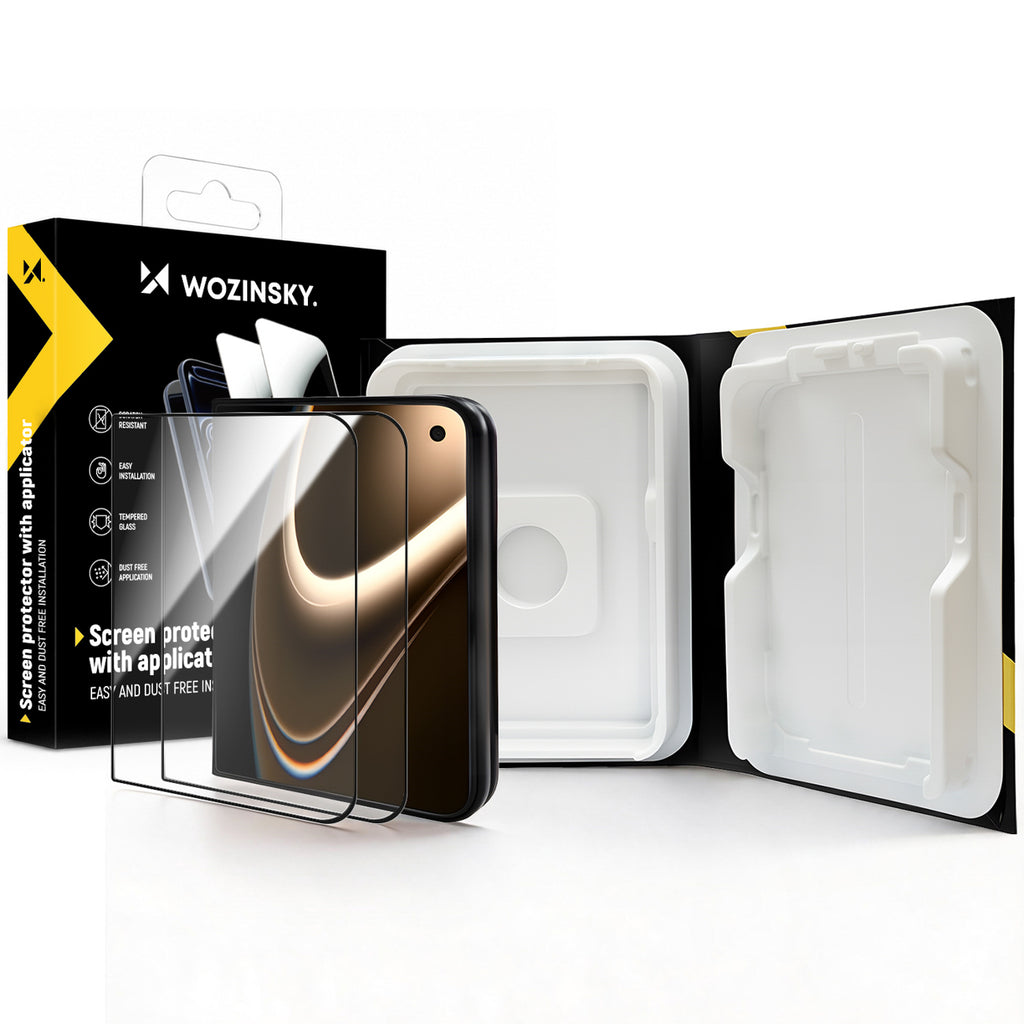 Wozinsky EasyFit Clear Glass grūdintas stiklas, skirtas iPhone Duo - 2 vnt. -- iPhone Duo