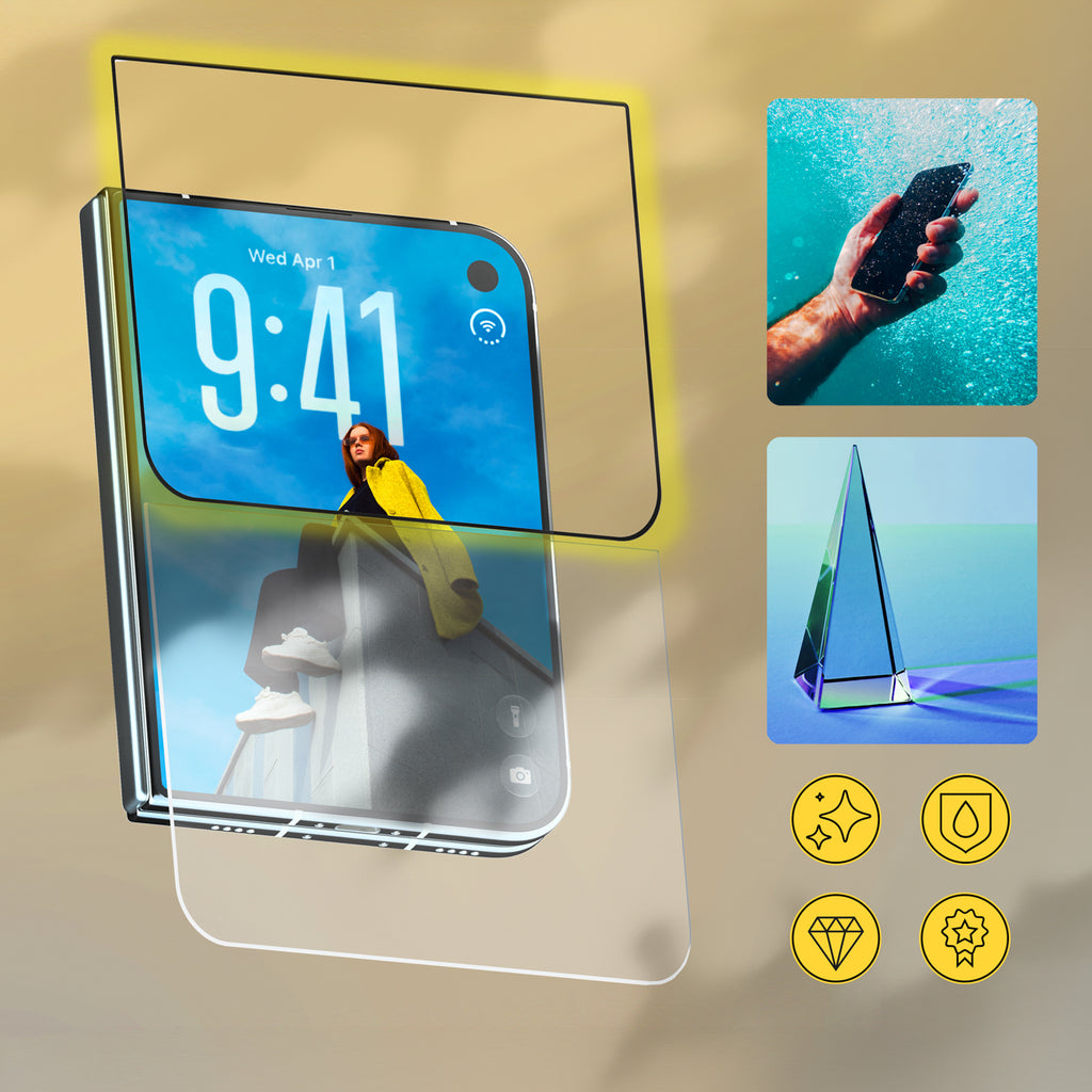 Wozinsky EasyFit Clear Glass grūdintas stiklas, skirtas iPhone Duo - 2 vnt. -- iPhone Duo