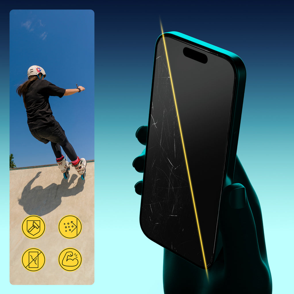 Wozinsky EasyFit Privacy Glass ekrano apsauga, skirta iPhone 18 Pro Max - 2 vnt. -- iPhone 18 Pro Max