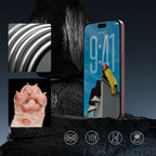 Wozinsky EasyFit Privacy Glass privatumo grūdintas stiklas telefonams iPhone 17 / 16 Pro - 2 vnt. -- iPhone 17 / iPhone...