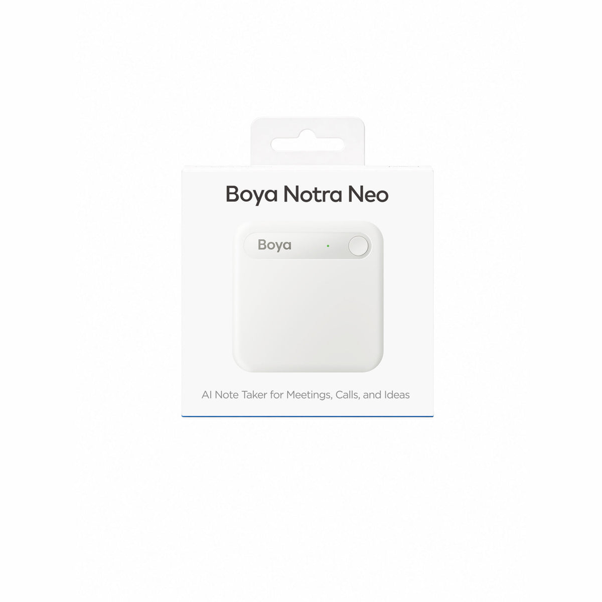 Diktofonas BOYA Notra Neo su AI transkripcija – baltas -- Uncategorized