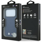 BMW M Anglies metalinis logotipas MagSafe dėklas iPhone 17 Pro Max / 18 Pro Max - Tamsiai mėlyna -- iPhone 17 Pro Max /...