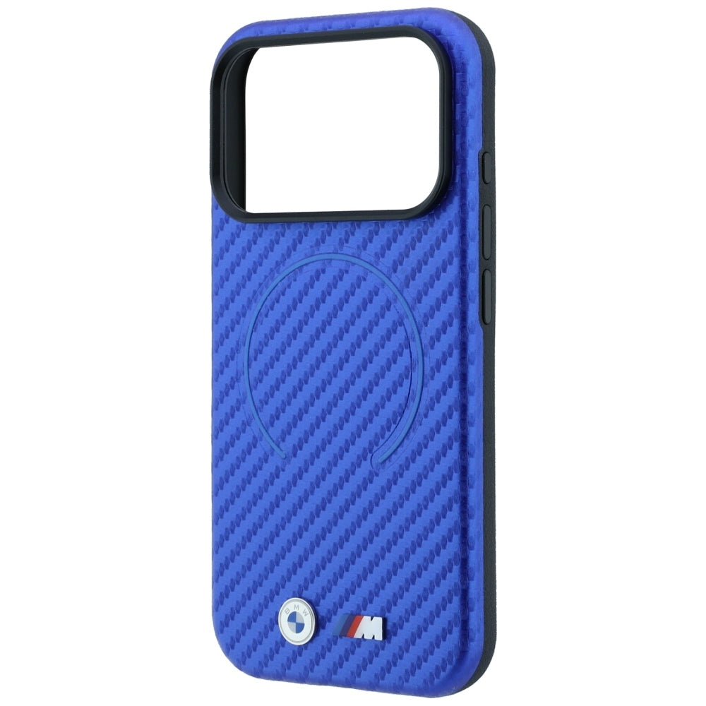 BMW M Spausdintasis anglies žiedas MagSafe dėklas iPhone 17 Pro / 18 Pro - Mėlyna -- iPhone 17 Pro / iPhone 18 Pro