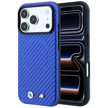 BMW M Spausdintasis anglies žiedas MagSafe dėklas iPhone 17 Pro Max / 18 Pro Max - Mėlyna -- iPhone 17 Pro Max / iPhone...