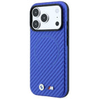 BMW M Spausdintasis anglies žiedas MagSafe dėklas iPhone 17 Pro Max / 18 Pro Max - Mėlyna -- iPhone 17 Pro Max / iPhone...