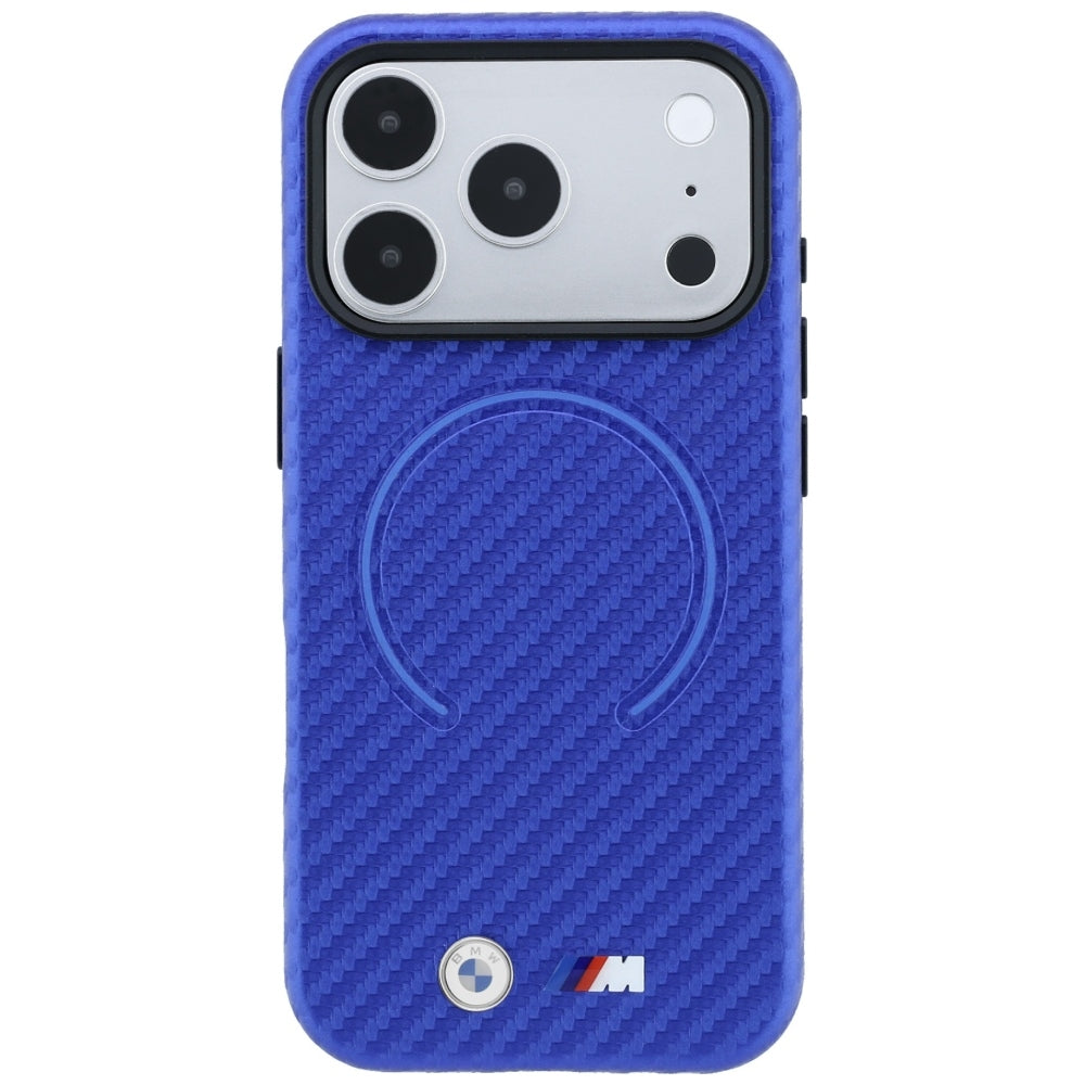BMW M Spausdintasis anglies žiedas MagSafe dėklas iPhone 17 Pro Max / 18 Pro Max - Mėlyna -- iPhone 17 Pro Max / iPhone...