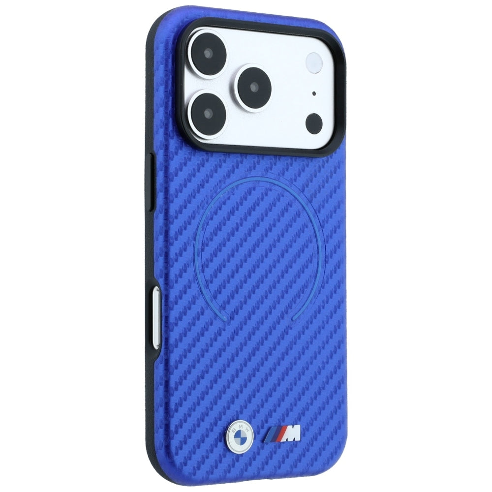BMW M Spausdintasis anglies žiedas MagSafe dėklas iPhone 17 Pro Max / 18 Pro Max - Mėlyna -- iPhone 17 Pro Max / iPhone...