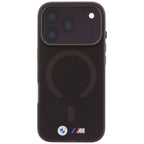 BMW M IML Matinis metalinis logotipas ir apvadai MagSafe dėklas iPhone 17 Pro / 18 Pro - Bordo -- iPhone 17 Pro / iPhone...