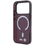 BMW M IML Matinis metalinis logotipas ir apvadai MagSafe dėklas iPhone 17 Pro / 18 Pro - Bordo -- iPhone 17 Pro / iPhone...